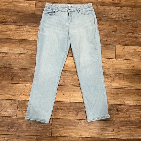 EUC-LOFT 30/10 GIRLFRIEND JEANS, LIGHT WASHED - Picture 1 of 4